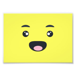 Lächelnd Emoji Fotodruck