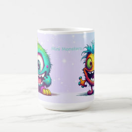Lächelnd fröhliches Mini Mutant Monster Kaffeetasse