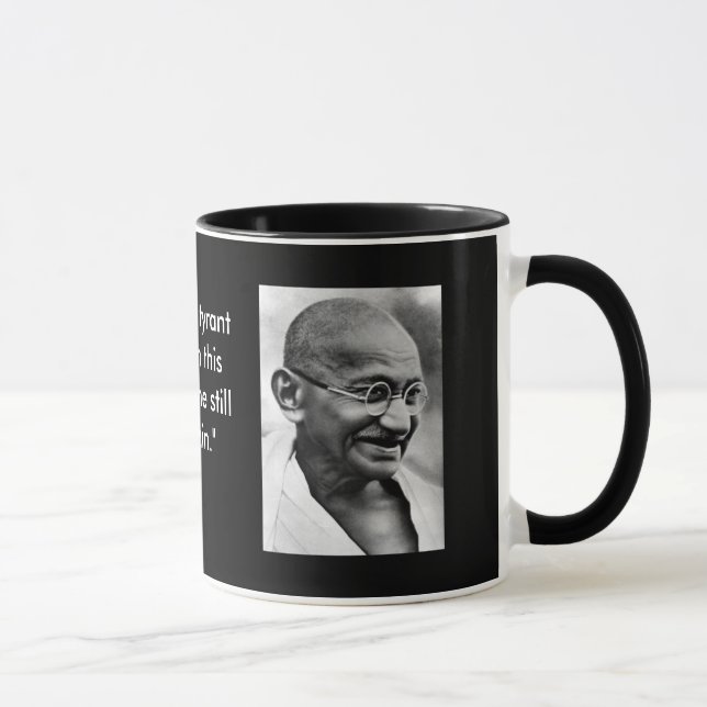 Lächelnd Gandhi Tasse (Rechts)