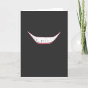 Lächelnd Karte