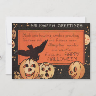 Lächelnd Kürbislaterne Pumpkin Owl Man im Mond