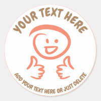 Lächelnd / lachend Emoji Gesicht stolpert nach obe