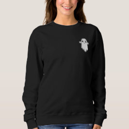 Lächelnd Little Ghost Cartoon Charakter Halloween Sweatshirt