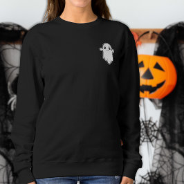 Lächelnd Little Ghost Cartoon Charakter Halloween Sweatshirt