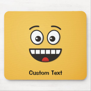 Lächelnd mit Open Mouth Mouse Pad Mousepad