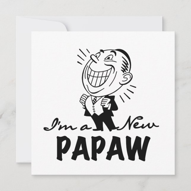 Lächelnd New Papaw Tshirts und Geschenke (Vorderseite)