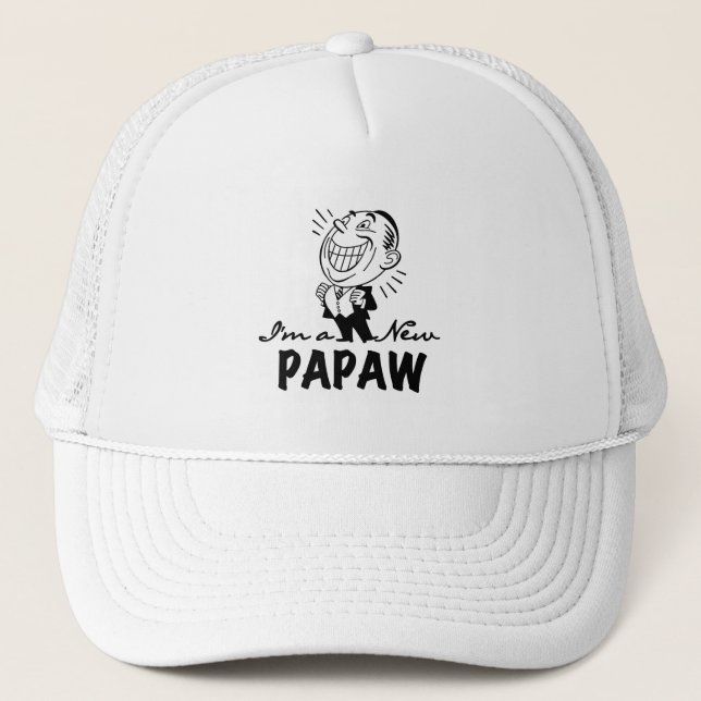Lächelnd New Papaw Tshirts und Geschenke Truckerkappe (Vorderseite)