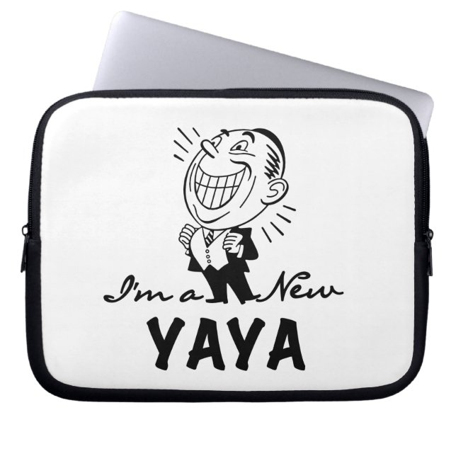 Lächelnd New Yaya Tshirts und Geschenke Laptopschutzhülle (Vorderseite)
