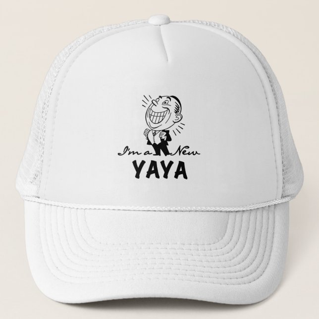 Lächelnd New Yaya Tshirts und Geschenke Truckerkappe (Vorderseite)