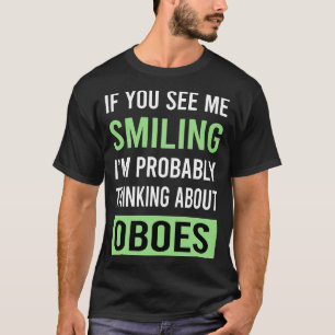 Lächelnd Oboe T-Shirt