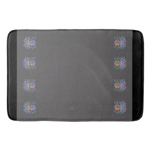 Lächelnd Octopus Gray Bath Mat Badematte