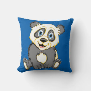 Lächelnd Panda Square Pillow Kissen