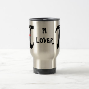 Lächelnd Pi LOVER Aluminium Travel Mug Reisebecher