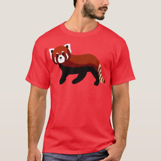 Lächelnd roter Panda T-Shirt