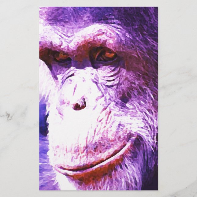 Lächelnd Schimpanzee (Vorderseite)