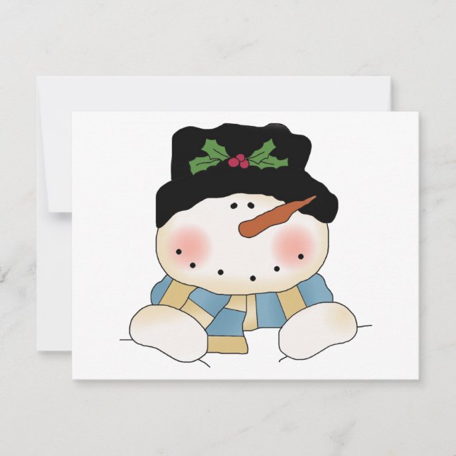 Lächelnd Snowman Tshirts und Geschenke (Vorderseite)