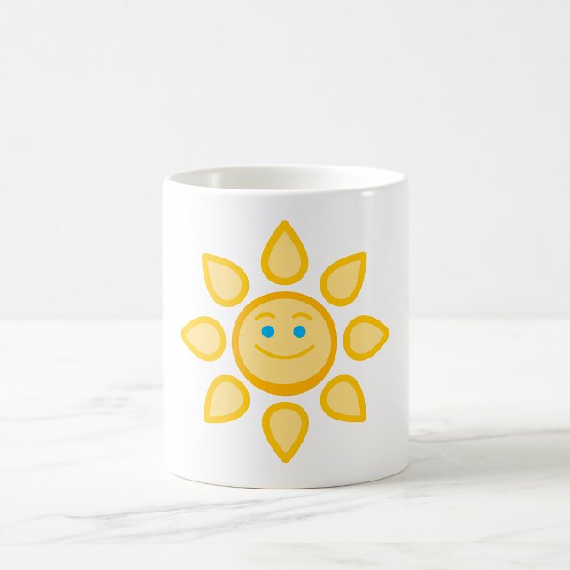 Lächelnd sonnenglücklicher Sonnenschein Kaffeetasse (Von Creator hochgeladen)