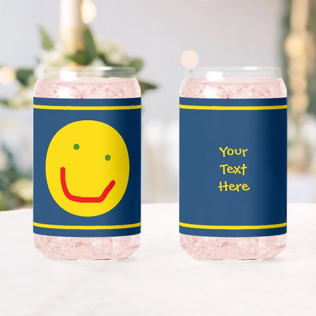 Lächelnd Sun glückliches Gesicht Dosenglas (Insitu (Hochzeit))
