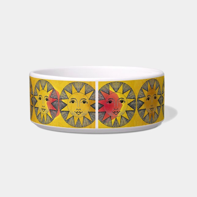 Lächelnd Sun Pet Bowl Napf (Rückseite)