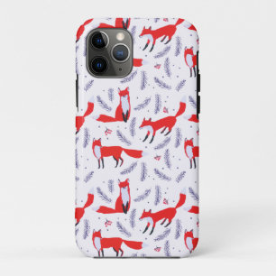 Lächelnd Waldgrün Red Fox Case-Mate iPhone Hülle