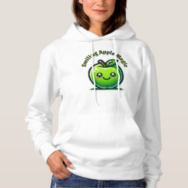 Lächelnde Apfelmagie Hoodie