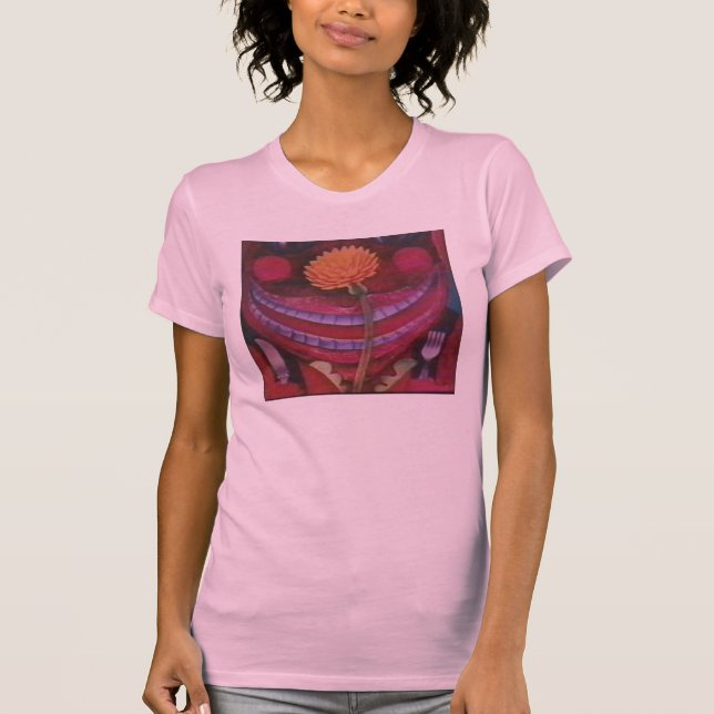 Lächelnde Blume T-Shirt (Vorderseite)