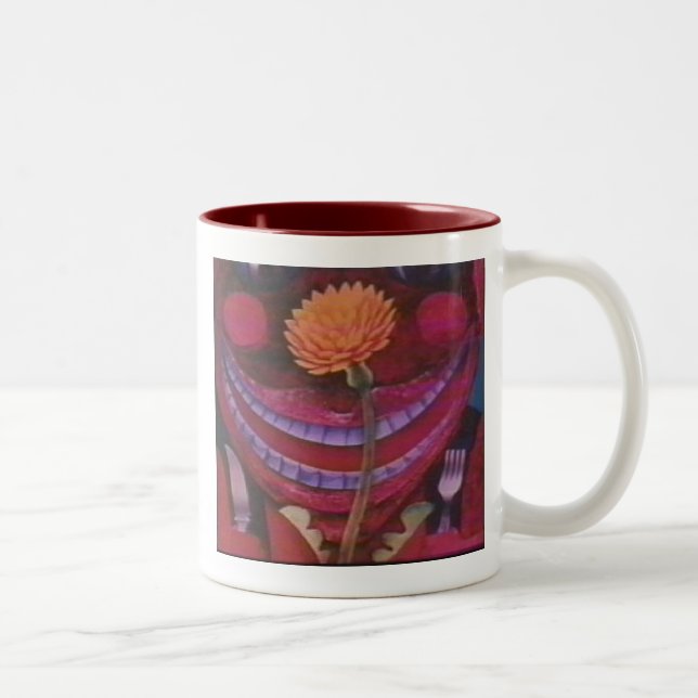 Lächelnde Blume TASSE (Rechts)