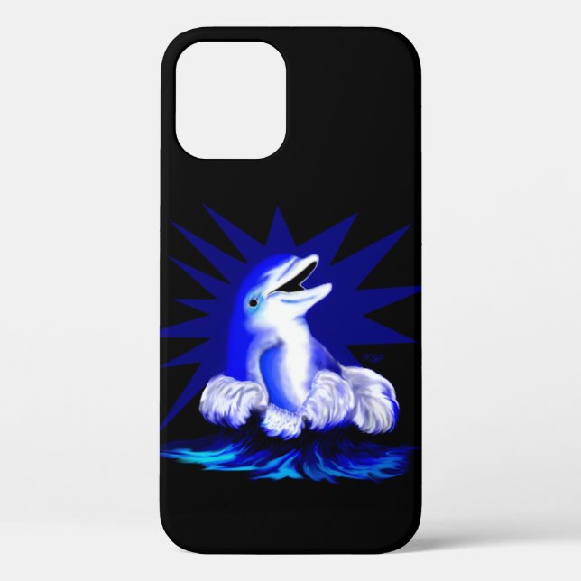 Lächelnde Dolphin Case-Mate iPhone Hülle (Rückseite)