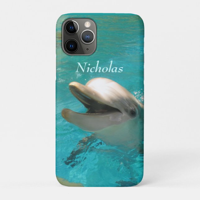 Lächelnde Dolphin Case-Mate iPhone Hülle (Rückseite)