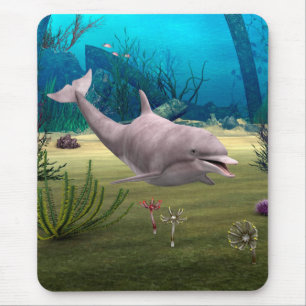 Lächelnde Dolphin Mousepad