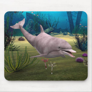 Lächelnde Dolphin Mousepad