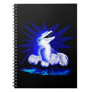 Lächelnde Dolphin Notizblock