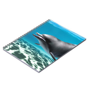 Lächelnde Dolphin Notizblock