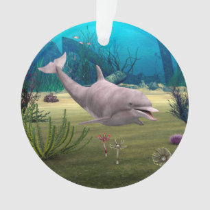 Lächelnde Dolphin Ornament