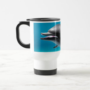 Lächelnde Dolphin Reisebecher