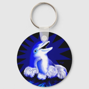 Lächelnde Dolphin Schlüsselanhänger