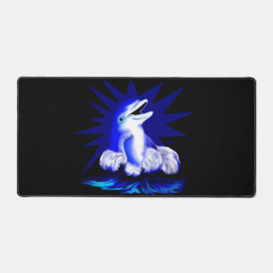 Lächelnde Dolphin Schreibtischunterlage