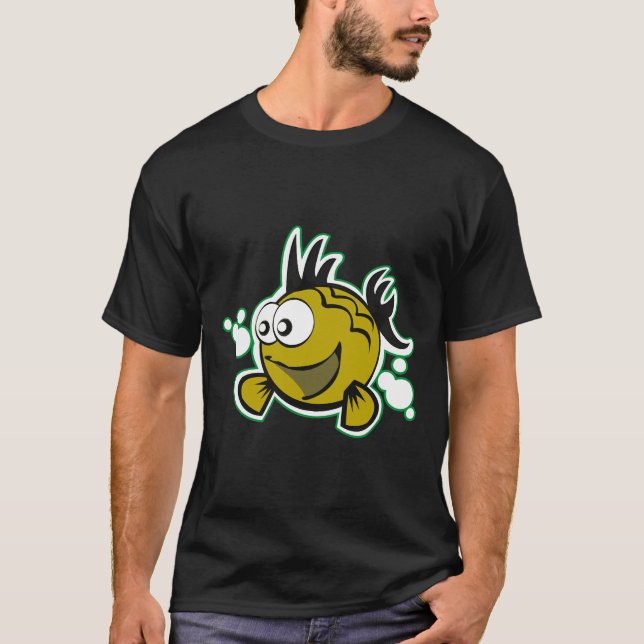 Lächelnde Fische T-Shirt (Vorderseite)