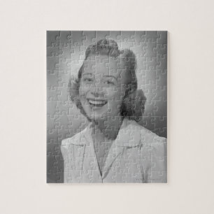Lächelnde Frau Puzzle