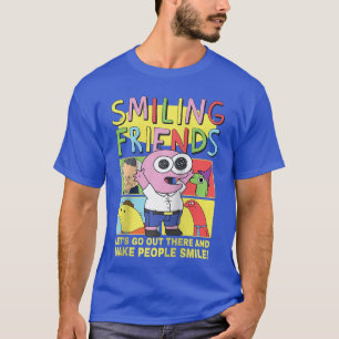 Lächelnde Freunde bringen Menschen zum Lächeln PIM T-Shirt