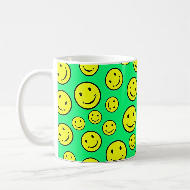 Lächelnde Gesichter Kaffeetasse (Links)