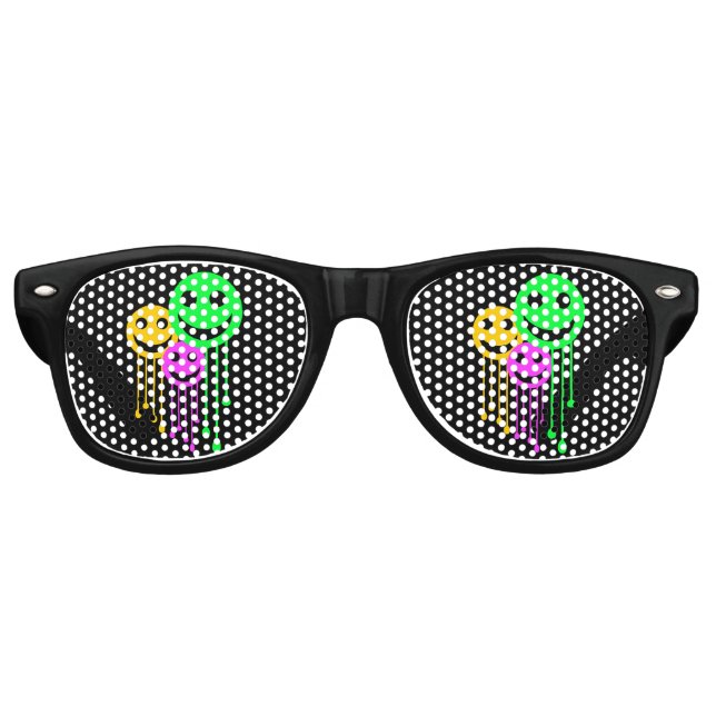 Lächelnde Gesichter Partybrille (Vorderseite)
