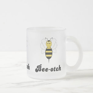 Lächelnde Hummeln-Tasse Mattglastasse