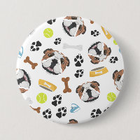 Lächelnde Hundeenglisch-Bulldogge