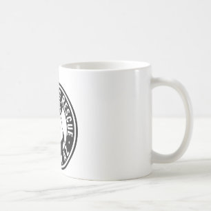 Lächelnde Hunderettung Tasse