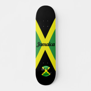 Lächelnde jamaikanische Flagge Skateboard