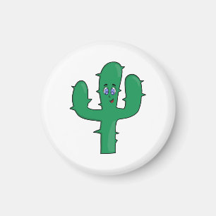 Lächelnde Kaktus Magnet