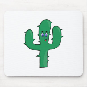 Lächelnde Kaktus Mousepad