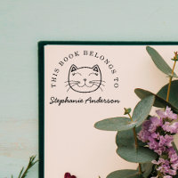 Lächelnde Katze | Benutzerdefiniert Dieses Buch ge