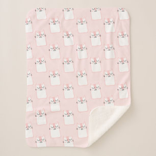 Lächelnde Katze Sherpadecke